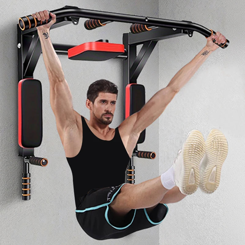 Multifunctional wall-mounted pull-up bar, the upward pull-up bar is used for indoor home gym workouts, pull-up fitness support.