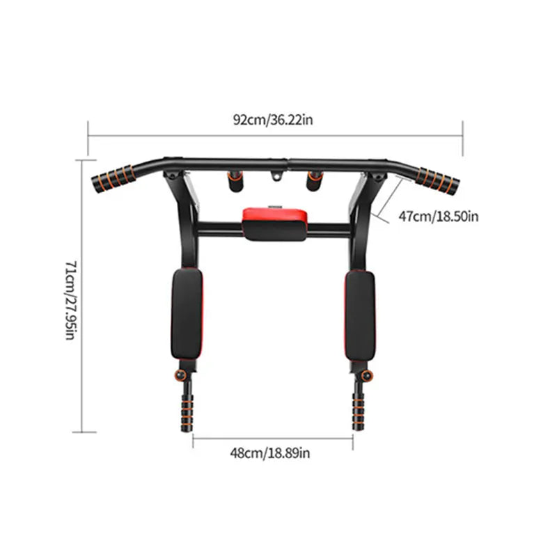 Multifunctional wall-mounted pull-up bar, the upward pull-up bar is used for indoor home gym workouts, pull-up fitness support.